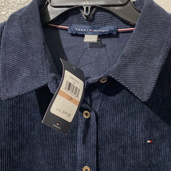 Tommy Hilfiger Navy Corduroy Dress - Picture 3 of 6